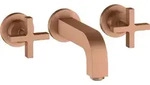 hansgrohe AXOR Citterio 3-Loch Waschtischarmatur Unterputz, Auslauf 162mm,