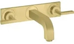 hansgrohe AXOR Citterio 3-Loch Waschtischarmatur Unterputz, Auslauf 222mm,