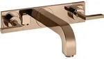 hansgrohe AXOR Citterio 3-Loch Waschtischarmatur Unterputz, Auslauf 222mm,