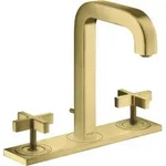hansgrohe AXOR Citterio 3-Loch Waschtischarmatur 170, Zugstangen-Ablaufgarnitur,
