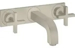 hansgrohe AXOR Citterio 3-Loch Waschtischarmatur Unterputz, Auslauf 226mm,