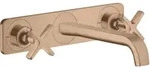 hansgrohe AXOR Citterio E 3-Loch Waschtischarmatur Unterputzmodell mit Platte...