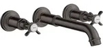 hansgrohe AXOR Montreux 3-Loch Waschtischarmatur Unterputz, Wandmontage,...