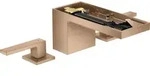 hansgrohe AXOR MyEdition 3-Loch Waschtischarmatur 70 mit Push-Open...