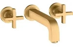 hansgrohe AXOR Citterio 3-Loch Waschtischarmatur Unterputz, Auslauf 222mm,