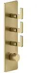 Gessi Inciso- Fertigmontage-Set f&uuml;r 3/4 Hochleistungs Unterputz-Thermostat, eine