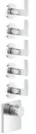 Gessi Inciso- Fertigmontage-Set f&uuml;r 3/4 Hochleistungs Unterputz-Thermostat,
