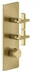 Gessi Inciso+ Fertigmontage-Set f&uuml;r 3/4 Hochleistungs Unterputz-Thermostat, eine