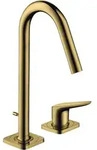 hansgrohe AXOR Citterio M 2-Loch Waschtischmischer 160 mit Zugstangen-Ablaufgarnitur,
