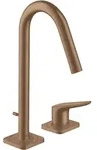 hansgrohe AXOR Citterio M 2-Loch Waschtischmischer 160 mit Zugstangen-Ablaufgarnitur,