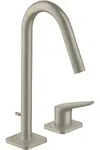 hansgrohe AXOR Citterio M 2-Loch Waschtischmischer 160 mit Zugstangen-Ablaufgarnitur,
