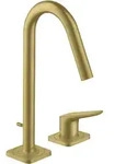 hansgrohe AXOR Citterio M 2-Loch Waschtischmischer 160 mit Zugstangen-Ablaufgarnitur,