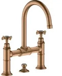 hansgrohe AXOR Montreux 2-Griff-Waschtischarmatur 220,...