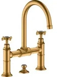 hansgrohe AXOR Montreux 2-Griff-Waschtischarmatur 220,...