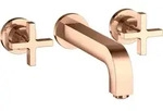 hansgrohe AXOR Citterio 3-Loch Waschtischarmatur Unterputz, Auslauf 222mm,