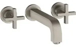hansgrohe AXOR Citterio 3-Loch Waschtischarmatur Unterputz, Auslauf 222mm,