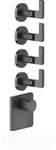 Gessi Inciso- Fertigmontage-Set f&uuml;r 3/4 Hochleistungs Unterputz-Thermostat,