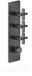 Gessi Inciso+ Fertigmontage-Set f&uuml;r 3/4 Hochleistungs Unterputz-Thermostat, eine