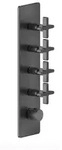 Gessi Inciso+ Fertigmontage-Set f&uuml;r 3/4 Hochleistungs Unterputz-Thermostat, eine