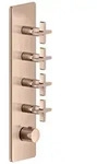Gessi Inciso+ Fertigmontage-Set f&uuml;r 3/4 Hochleistungs Unterputz-Thermostat, eine