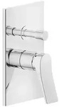 Gessi Rilievo, Fertigmontageset f&uuml;r Einhebelmischer, automatische Umstellung f&uuml;r