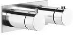 Gessi Anello Fertigmontageset Unterputz-Thermostat mit rechteckiger Platte, 1