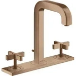 hansgrohe AXOR Citterio 3-Loch Waschtischarmatur 170, Zugstangen-Ablaufgarnitur,