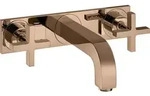 hansgrohe AXOR Citterio 3-Loch Waschtischarmatur Unterputz, Auslauf 226mm,