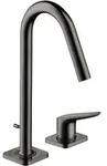 hansgrohe AXOR Citterio M 2-Loch Waschtischmischer 160 mit Zugstangen-Ablaufgarnitur,