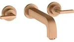 hansgrohe AXOR Citterio 3-Loch Waschtischarmatur Unterputz, Auslauf 222mm,