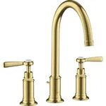 hansgrohe AXOR Montreux3-Loch Waschtischarmatur 180, Zugstangen-Ablaufgarnitur,