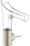 hansgrohe AXOR Starck V Einhebel-Waschtischmischer 140 mit Glasauslauf und