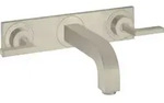 hansgrohe AXOR Citterio 3-Loch Waschtischarmatur Unterputz, Auslauf 222mm,