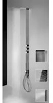 Gessi Tremillimetri Fertigmontageset f&uuml;r UP-Duschs&auml;ule, Tondo Griffe, Edelstahl