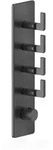 Gessi Inciso- Fertigmontage-Set f&uuml;r 3/4 Hochleistungs Unterputz-Thermostat, eine