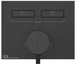 Gessi HI-FI, Fertigmontageset f&uuml;r 1/2 Unterputz-Einhebelmischer mit Tasten-Bedienung