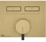 Gessi HI-FI, Fertigmontageset f&uuml;r 1/2 Unterputz-Einhebelmischer mit Tasten-Bedienung