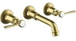 hansgrohe AXOR MONTREUX 3-Loch Waschtischarmatur Unterputz, Wandmontage,...