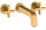 hansgrohe AXOR Citterio 3-Loch Waschtischarmatur Unterputz, Auslauf 222mm,