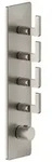Gessi Inciso- Fertigmontage-Set f&uuml;r 3/4 Hochleistungs Unterputz-Thermostat,...