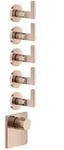 Gessi Inciso- Fertigmontage-Set f&uuml;r 3/4 Hochleistungs Unterputz-Thermostat,