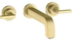 hansgrohe AXOR Citterio 3-Loch Waschtischarmatur Unterputz, Auslauf 222mm,