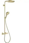 hansgrohe Raindance S Duschsystem 240 1-jet, PowderRain, EcoSmart, mit Thermostat,