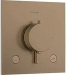 hansgrohe Ecostat Comfort E Thermostat Unterputzmodell f&uuml;r 2 Verbraucher mit