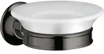hansgrohe AXOR Montreux Seifenschale, 42033330, Farbe: Polished Black Chrome