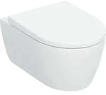 Geberit iCon Set Wand-WC Tiefsp&uuml;ler, geschlossenes Keramikdesign, TurboFlush,