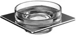 emco art Seifenhalter, Schale aus Kristallglas, klar, chrom, 163000101