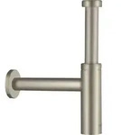 hansgrohe AXOR flowstar S Designsiphon, 51305820, Farbe: Brushed Nickel