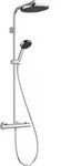 hansgrohe Activera S Duschsystem 240, 1 Strahlart, EcoSmart+, mit Ecostat Fine Varia,