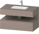 Duravit Collection One Einbauwaschtisch mit Konsolenwaschtischunterbau,